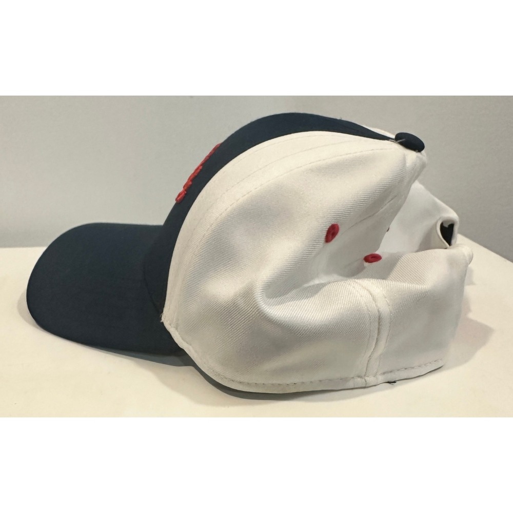 Callaway Hat Men's Adjustable Navy Brim White Panel Red Logo Golf Snapback Hat - Picture 8 of 11